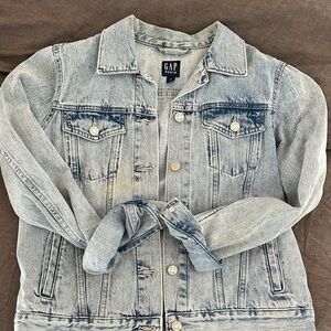 GAP Light Wash Denim Jacket - Pale Blue